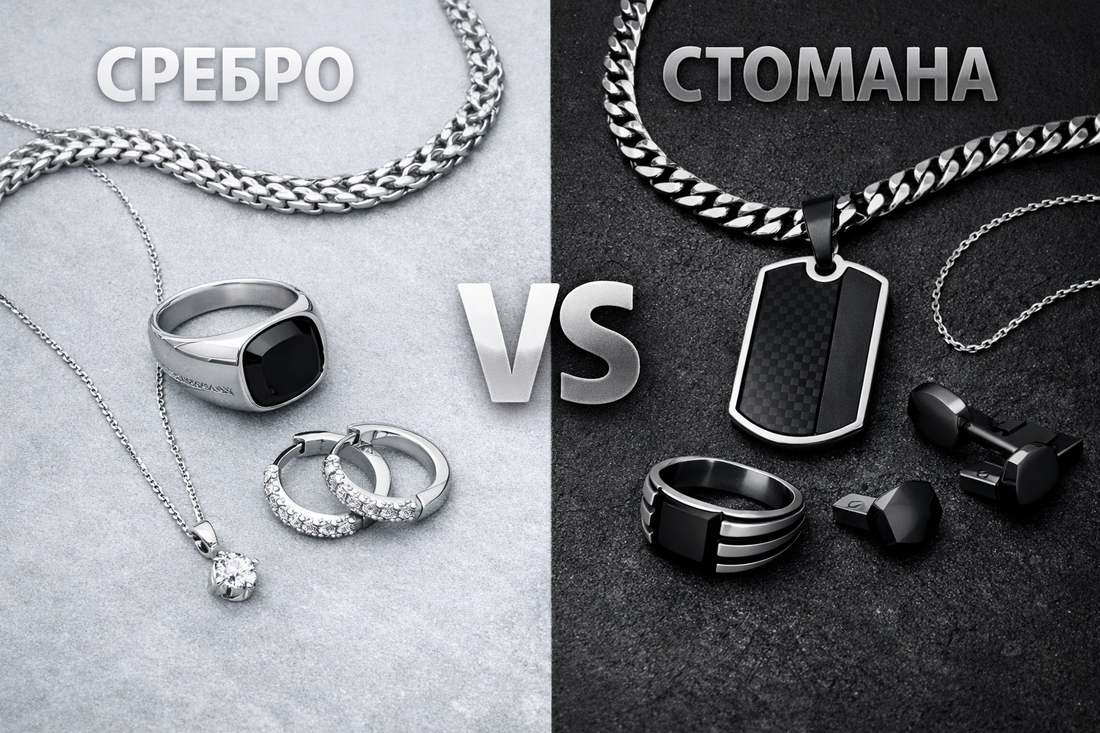 Сребро VS стомана - кое да изберем?