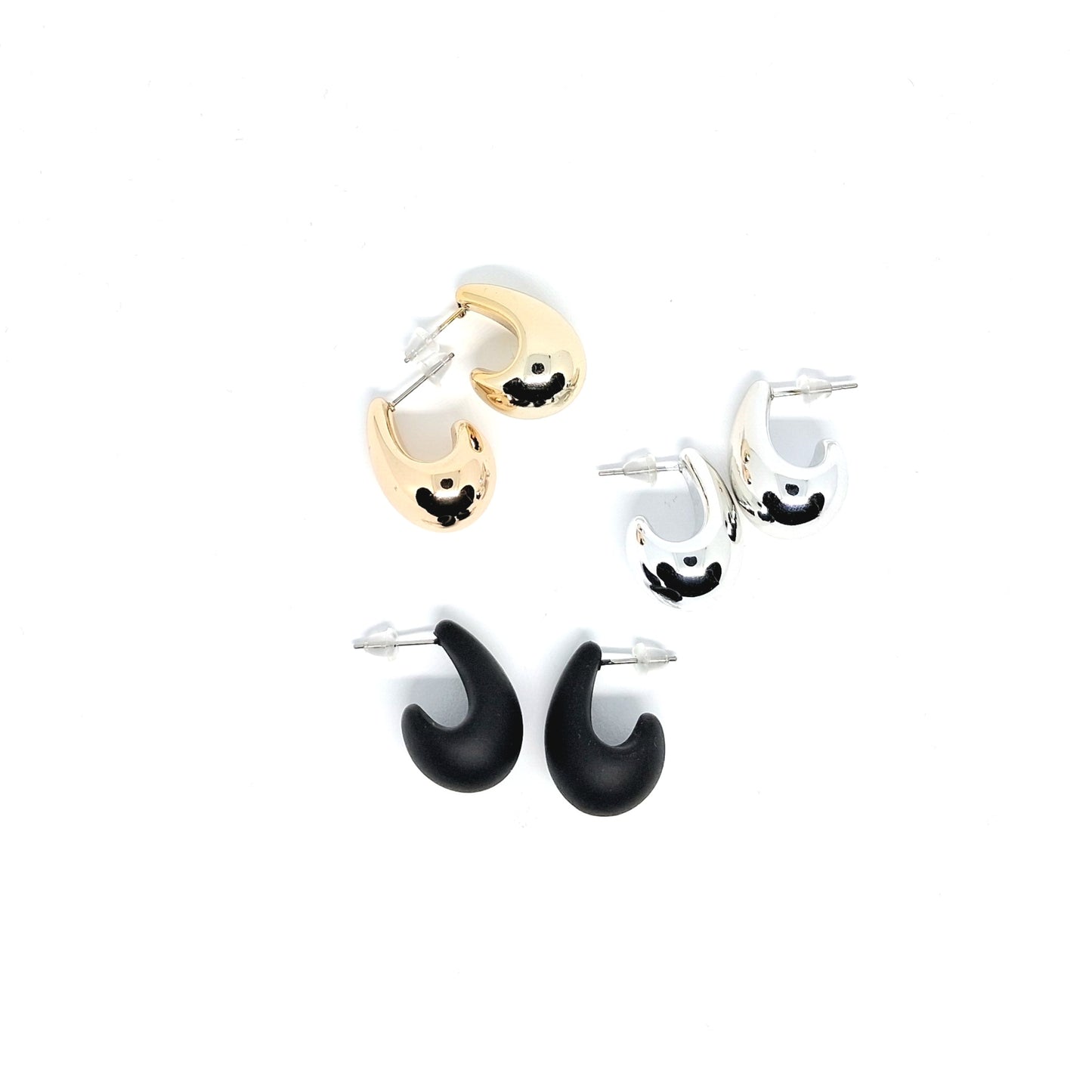 Дамски акрилни обеци Kапка