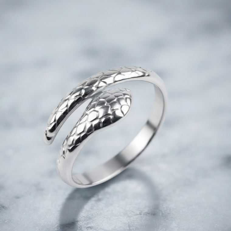 Пръстен stainless steel Змия
